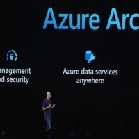 Satya Nadella, CEO de Microsoft, a prsent Azure Arc un ensemble d'outils pour grer et dployer des services sur d'autres fournisseurs de cloud. (Crdit Photo : DR)