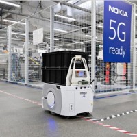En 2020, les dploiements de la 5G seront majoritairement privs comme ici en logistique dans une entrept de Nokia. (Crdit : Nokia)