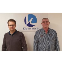 Arnaud Flchard ( gauche), CTO de Kleverware, et Bertrand Aug, son directeur gnral, ont tous les deux fonds l'entreprise en 2005. (Crdit : Kleverware)