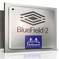 Hritage Mellanox, le contrleur BlueField-2 vient pauler le processeur principal pour le traitement des paquets rseau. (Crdit Nvidia)