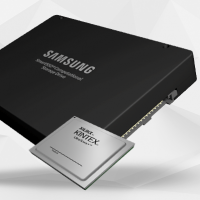 Equipé d'un circuit FPGA Xilinx, le SmartSSD CSD de Samsung décharge le processeur central de certaines tâches comme la compression des données. (Crédit Xilinx)