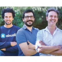De gauche  droite, trois co-fondateurs d'Aircall, Jonathan Anguelov, directeur des oprations, Pierre-Baptiste Bchu, directeur des plateformes et infrastructures et Olivier Pailhes, directeur gnral. (Crdit photo: Aircall)