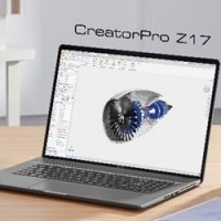 Le modèle CreatorPro Z17 est le plus puissant de la gamme. Il intègre une puce Core i9 et une carte graphique Nvidia RTX A5500 ou A3000. (Crédit Photo : MSI) 