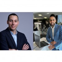 Samy Alaoui Hassini (à gauche), le  nouveau directeur des ventes retail et distribution d'Acer France,  est épaulé par Younès Bassiri pour développer le canal grossiste. Crédit photo : Acer