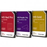 Les disques durs 22 To Red Pro, Purple Pro et Gold sont obtenus en mode CMR. (Crédit Photo : Western Digital)