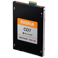 Exploitant le format E.3S, le CD7 de Kioxia supporte l'interface PCIe 5.0 avec une capacité maximale de 7,68 To. (Crédit Xioxia)