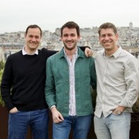 (De gauche à droite) Les co-fondateurs de Prime : Nicolas Nallet (directeur technique), Antoine de Mereuil et Martin Pannier (dirigeant). (Crédit : Primo)