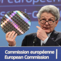 Thierry Breton, Commissaire européen au marché intérieur, a dévoilé le 6ème PIIEC relatif aux semi-conducteurs. (Crédit Photo : UE)