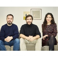 Les fondateurs de Pivot (de gauche  droite) Romain Libeau DG, Marc-Antoine Lacroix prsident et Estelle Giuly directrice technique ont fond la start-up en 2023. (Crdit : Pivot)