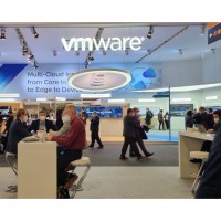 Le stand de VMware lors du Mobile World Congress 2022. (Crdit photo : Dealerworld)