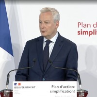 Bruno Le Maire, ministre de l'Economie et des Finances, a prsent son plan de simplification des dmarches administratives des entreprises. (Crdit Photo : DR)