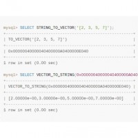 MySQL 9 prend en charge les donnes vectorielles. (Crdit Photo: MySQL)