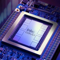 La puce d'acclration IA Gaudi 3 (grav en 5 NM chez TSMC)  est soumise  une licence d'exportation sur le march chinois. (Crdit Intel) similaires