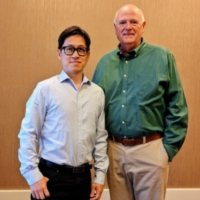 Leander Yu, CEO et cofondateur de Graid technology, avec son SVP & GM Americas & EMEA,Tom Paquette. (Crédit S.L.) Leander Yu, CEO et cofondateur de Graid technology, avec son SVP & GM Americas & EMEA,Tom Paquette. (Crédit S.L.)