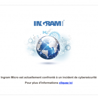 Depuis jeudi 3 juillet, les systèmes internes d’Ingram Micro sont inaccessibles en raison d’une cyberattaque par ransomware. Depuis jeudi 3 juillet, les systèmes internes d’Ingram Micro sont inaccessibles en raison d’une cyberattaque par ransomware.