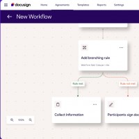 La plateforme IAM (Intelligent Agreement Management) Maestro de Docusign permet entre autres de créer et de déployer facilement des workflows personnalisés. (Crédit Docusign) La plateforme IAM (Intelligent Agreement Management) Maestro de Docusign permet entre autres de créer et de déployer facilement des workflows personnalisés. (Crédit Docusign)