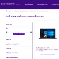Econocom cr un site marchand de matriels reconditionns pour les pros