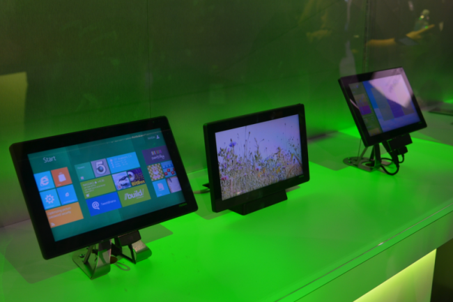 Les 3 tablettes Windows 8 sur ARM présentées sur le stand de Nvidia au CES 2012