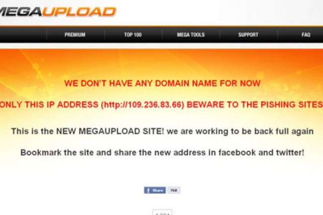 Les faux sites Megaupload se multiplient sur le web pour tromper les internautes dépités