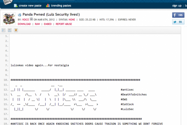 Le site de Panda Security défiguré par des hackers