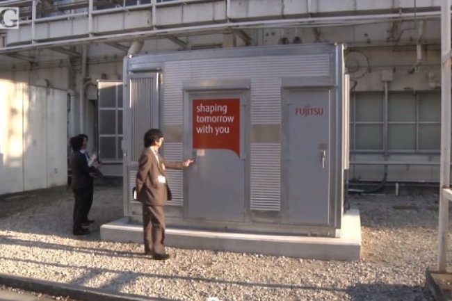 Des mini containers, sans systme de refroidissement,  complter suivant le climat du pays. Crdit photo IDG NS Tokyo