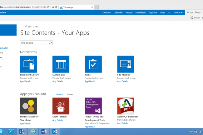 Microsoft pousse le dveloppement web pour les apps Office et Sharepoint