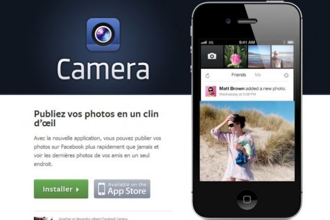 Facebook digre Instagram avec son app Appareil photo