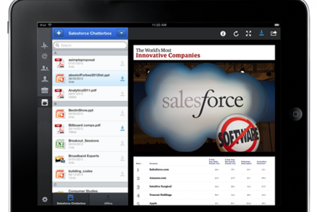 Le service de partage de fichiers Chatterbox, de Salesforce.com, entrera en phase pilote au premier semestre 2013.