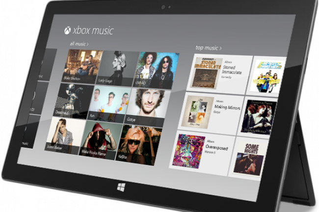 Le service Xbox Music sera disponible dans un premier temps sur la Xbox 360, puis sur PC et tablettes Windows 8.