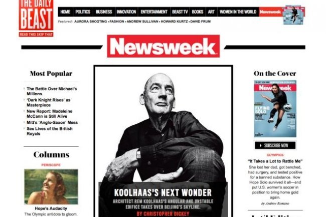 Newsweek passe au tout numrique