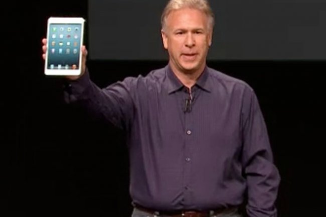  Philip Schiller, en charge du marketing mondial d'Apple, a prsent l'iPad mini  San Jos en Californie