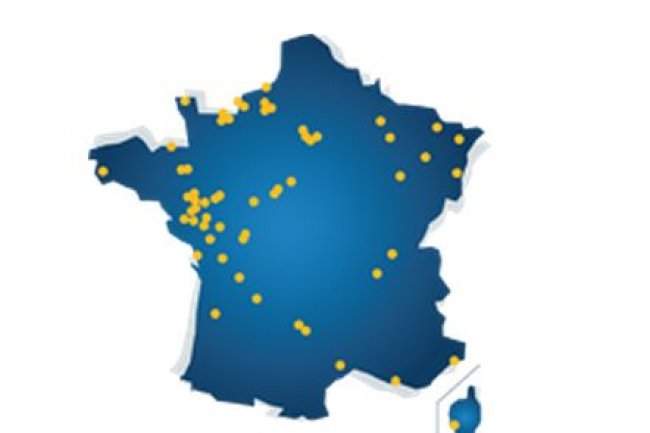 Le rseau Escrim est prsent sur 64 sites en France.