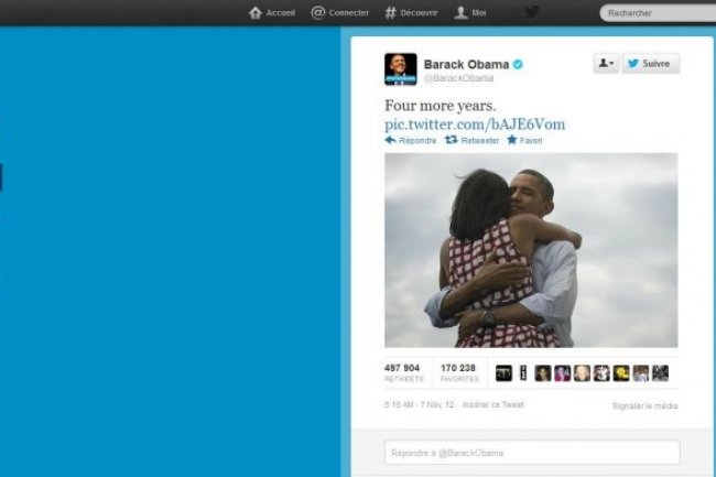 Barack Obama rlu affole les compteurs sur Twitter