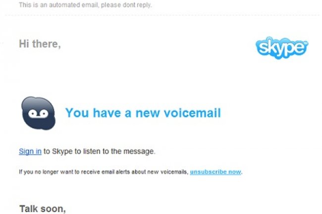 Skype lutte efficacement contre les scams