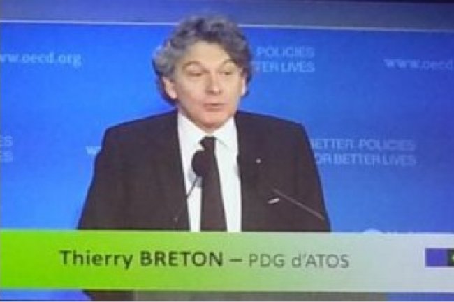 Thierry Breton, ancien ministre de l'Economie et actuel PDG d'Atos