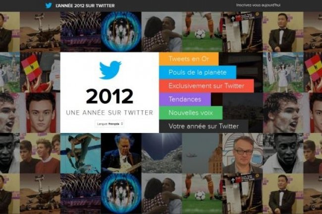Twitter prsente son bilan 2012  travers un mini-site ddi.