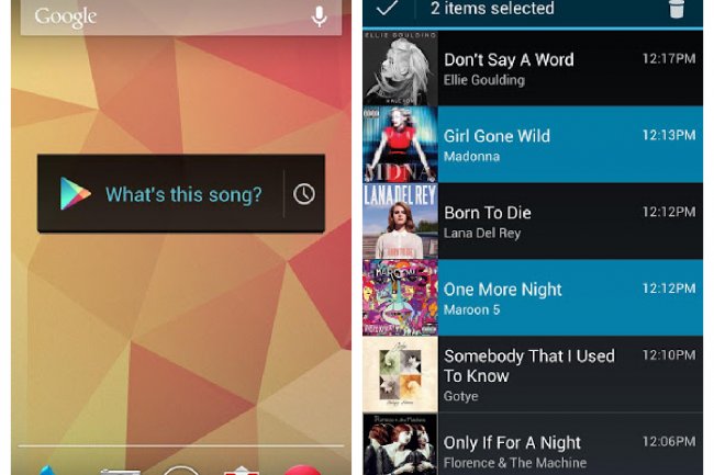 Sound Search, le nouvelle appli de reconnaissance musicale lance par Google.