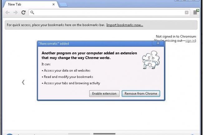 Chrome 25 va bloquer l'installation silencieuse d'extensions explique Google sur son blog. (cliquer sur l'image pour l'agrandir).