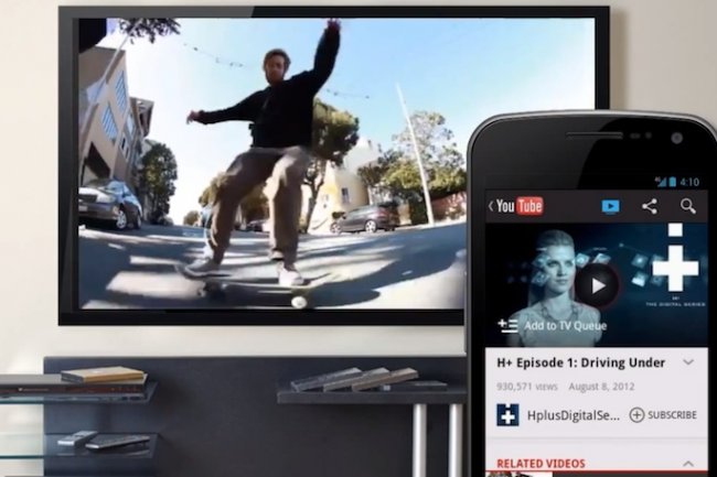 CES 2013 : Transfrer des vidos YouTube d'un mobile vers une TV