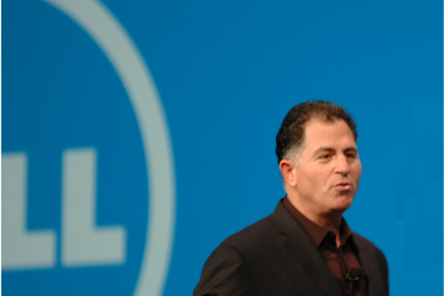 Michael Dell, fondateur de Dell, rachète en partie sa société. (crédit photo : IDGNS)