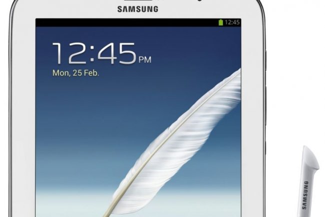 Le Galaxy Note 8.0 prsente la particularit d'tre  la fois une tablette et un tlphone.