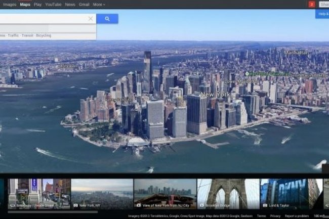 Un exemple de la dernire version de Google Maps Crdit Photo: Google