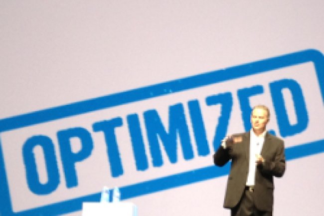 Peter Evans, VP Entreprise Solution de Dell, prsente les diffrentes annonces sur le stockage au Dell Entreprise Forum 2013