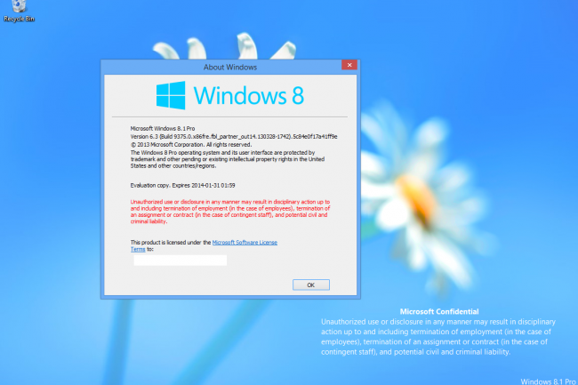 Windows 8 va connaitre en 2013 sa premire mise  jour d'importance.