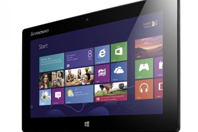La tablette Miix sous Windows 8 de Lenovo sera disponible avec un clavier dtachable. Crdit : D.R