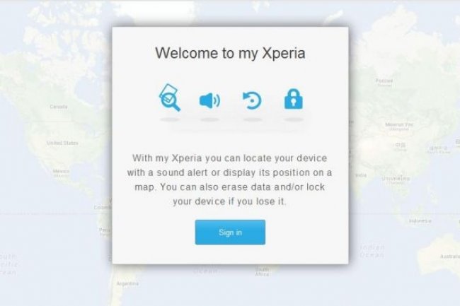 Le service My Xperia permet de localiser son appareil  distance.