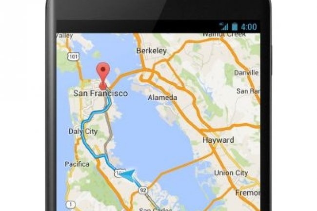 La dernire version de Google Maps ets disponible sous Android.
