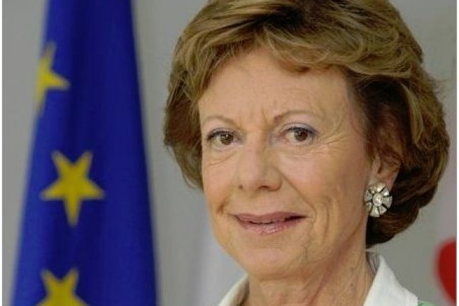 Neelie Kroes, vice prsidente de la Commissaire europenne, charge de l'agenda numrique.