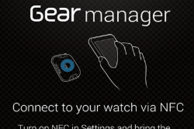 La smartwtach Gear de Samsung pourrait se connecter  un smartphone via NFC Crdit Photo: DR
