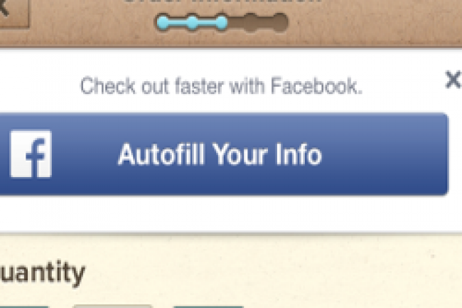 Le bouton Autofill de Facebook pour l'application Mosaic. Crdit Photo: D.R